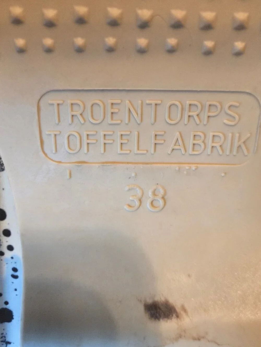 Troentorp Black Clog Size 38 / 8 Made In Sweden - Picture 13 of 15